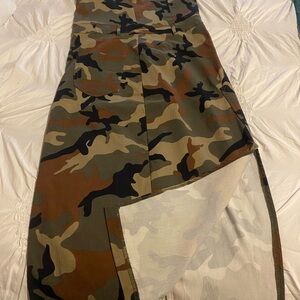 Like an Angel Camouflage Strapless Dress